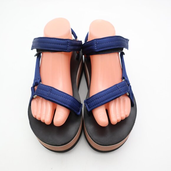 Teva x Opening Ceremony Universal Navy Platform Women's Size 8 Sandals - Picture 2 of 10